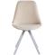 4er Set Sthle HLO-CP8 Samt Rund wei ~ creme