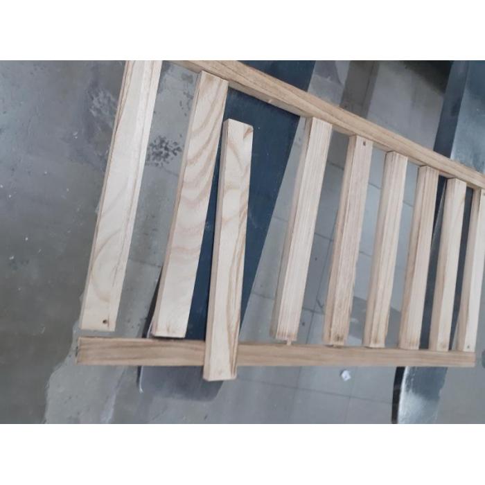 B-Ware (Teil C gebrochen SK4) Servierwagen HWC-G35, Teewagen, Kiefernholz 89x119x41cm ~ natur