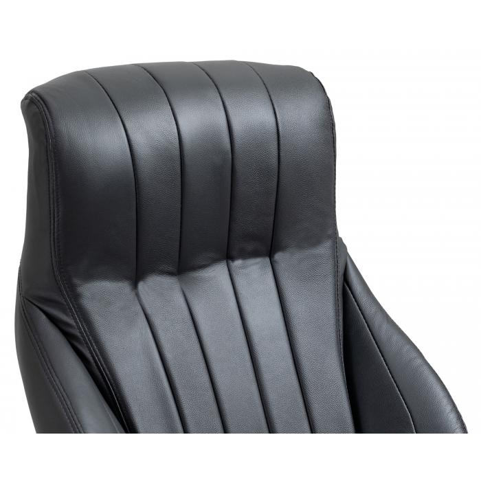 Brostuhl HLO-CP148 Echtleder ~ schwarz