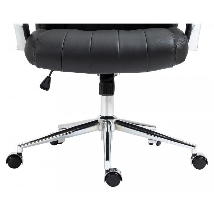 Brostuhl HLO-CP148 Echtleder ~ schwarz