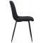 4er Set Sthle HLO-CP47 Stoff ~ schwarz