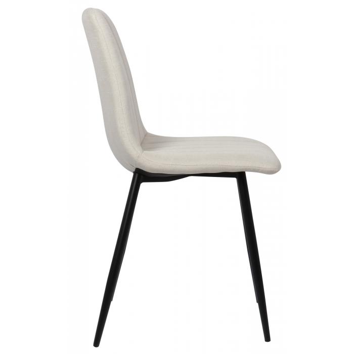 4er Set Sthle HLO-CP47 Stoff ~ creme