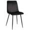 4er Set Sthle HLO-CP46 Samt ~ schwarz