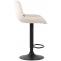 2er Set Barhocker HLO-CP68 Samt schwarz ~ creme