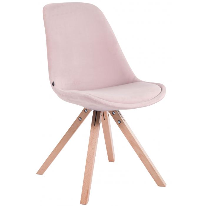 4er Set Sthle HLO-CP8 Samt Square natura ~ pink