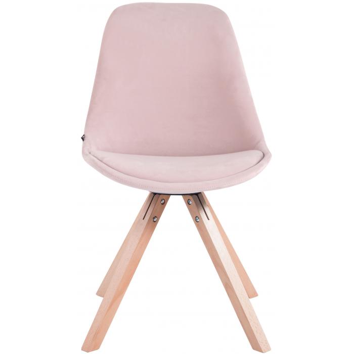4er Set Sthle HLO-CP8 Samt Square natura ~ pink