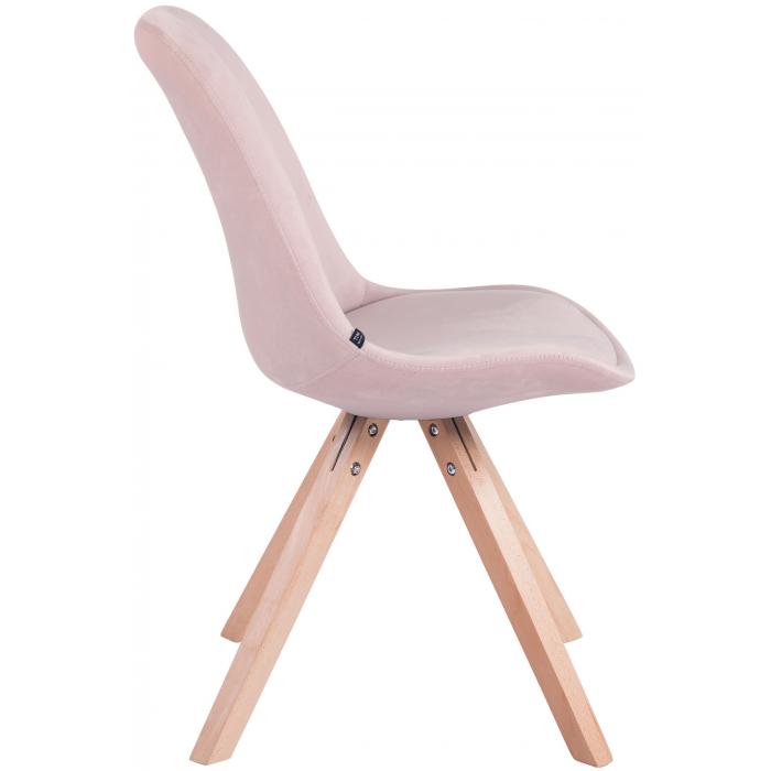 4er Set Sthle HLO-CP8 Samt Square natura ~ pink
