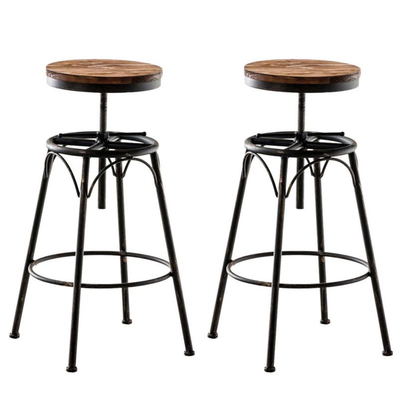 2er Set Barhocker HLO-CP224 ~ bronze