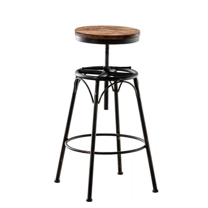 2er Set Barhocker HLO-CP224 ~ bronze