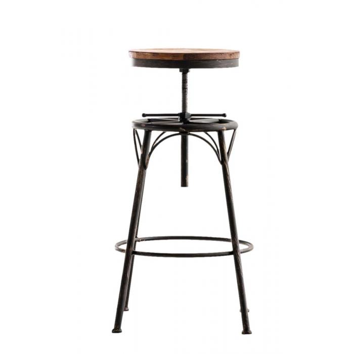 2er Set Barhocker HLO-CP224 ~ bronze