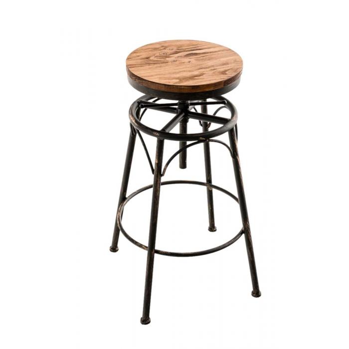 2er Set Barhocker HLO-CP224 ~ bronze
