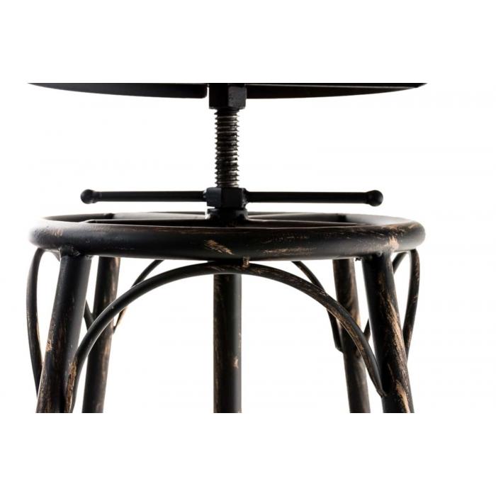 2er Set Barhocker HLO-CP224 ~ bronze
