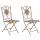 2er Set Sthle HLO-CP133 ~ antik braun