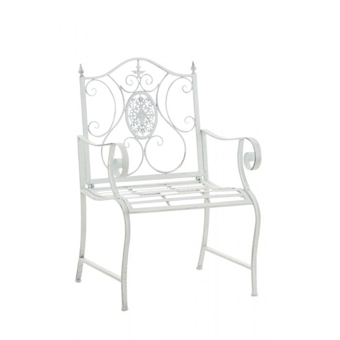 2er Set Gartensthle HLO-CP123 ~ antik wei
