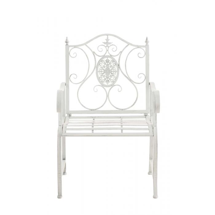 2er Set Gartensthle HLO-CP123 ~ antik wei