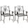 2er Set Gartenstühle HLO-CP123 ~ bronze 2er Set Gartenstühle HLO-CP123 ~ bronze