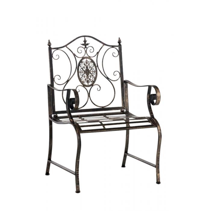 2er Set Gartensthle HLO-CP123 ~ bronze