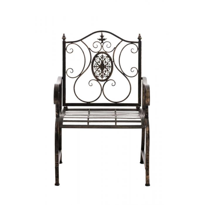 2er Set Gartensthle HLO-CP123 ~ bronze