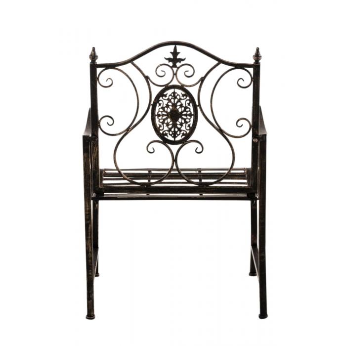 2er Set Gartensthle HLO-CP123 ~ bronze