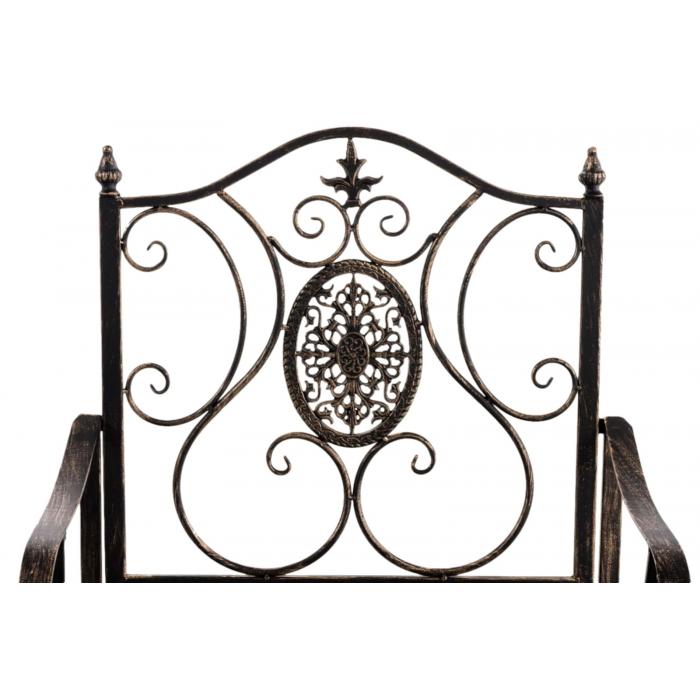 2er Set Gartensthle HLO-CP123 ~ bronze