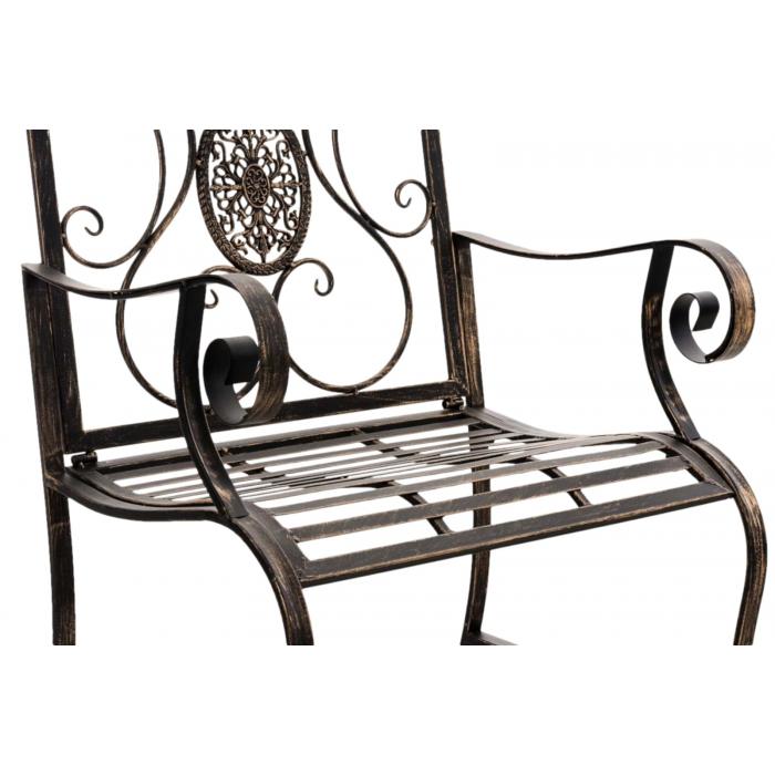 2er Set Gartensthle HLO-CP123 ~ bronze
