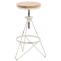 2er Set Barhocker HLO-CP22 ~ antik wei