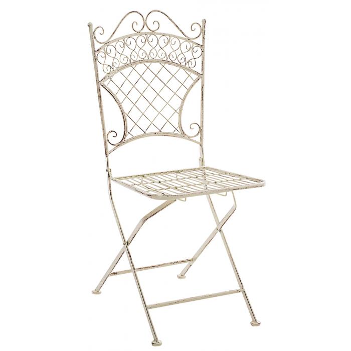 2er Set Gartenstuhl HLO-CP3 ~ antik-creme