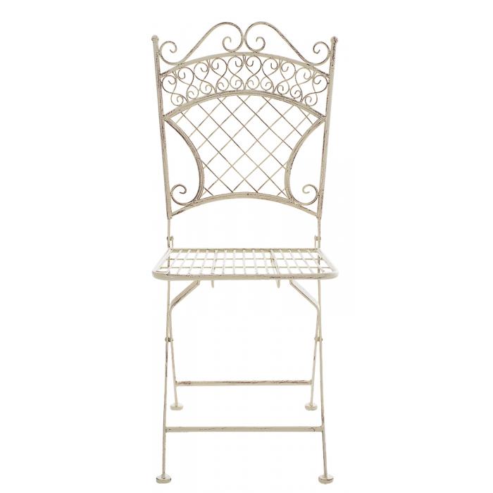 2er Set Gartenstuhl HLO-CP3 ~ antik-creme