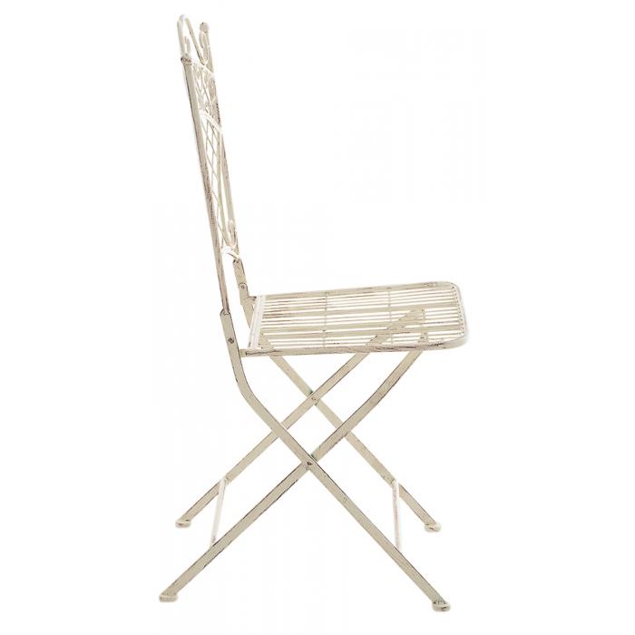 2er Set Gartenstuhl HLO-CP3 ~ antik-creme