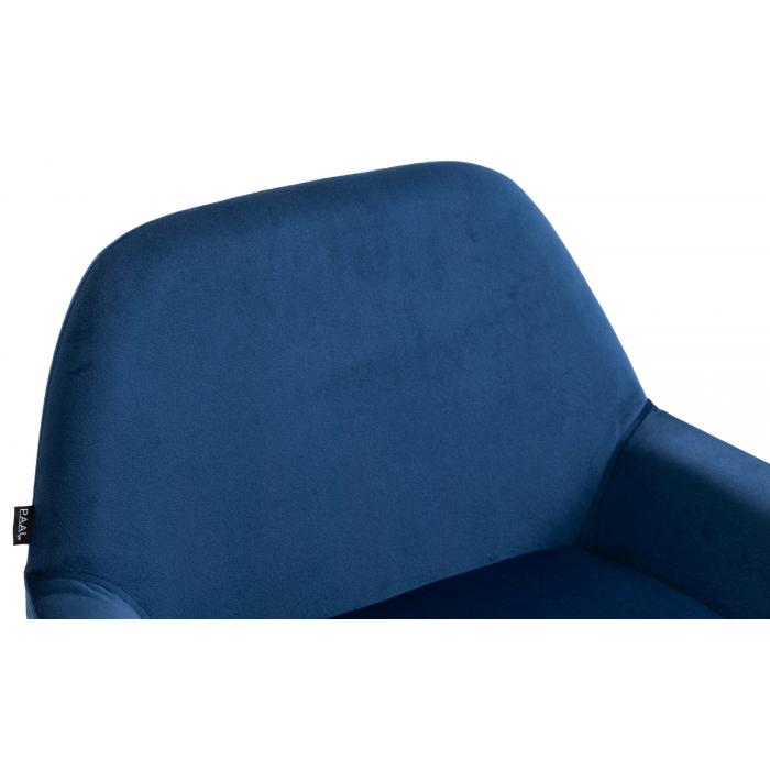Barhocker HLO-CP8 Samt wei ~ blau