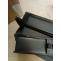 Defekte Ware (Halter am Tisch gebrochen SK3) | Campingset HWC-N50, Tisch 4x Stuhl Klappstuhl faltbar, Metall ~ schwarz