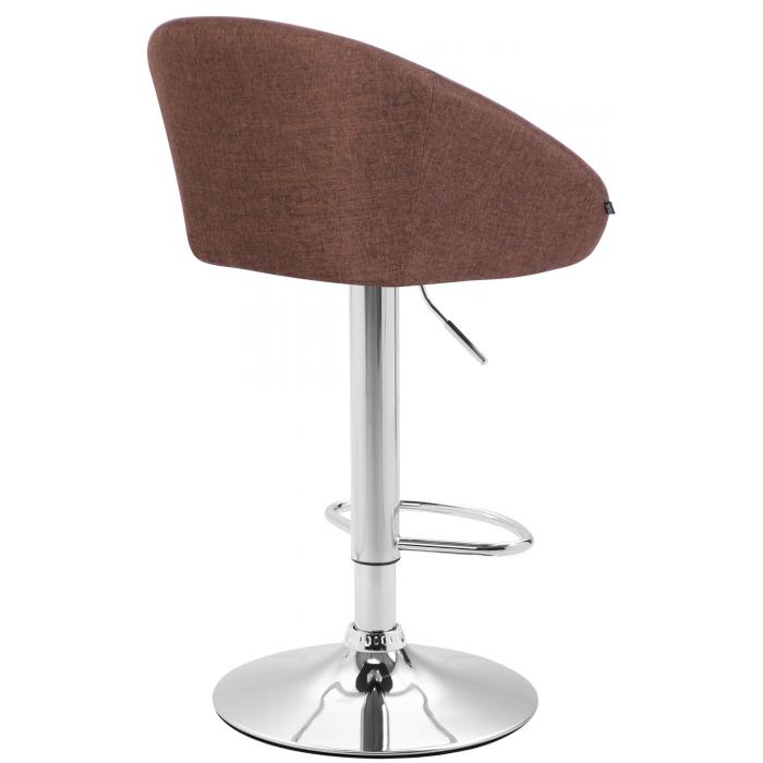 Barhocker HLO-CP182 V2 Stoff ~ braun