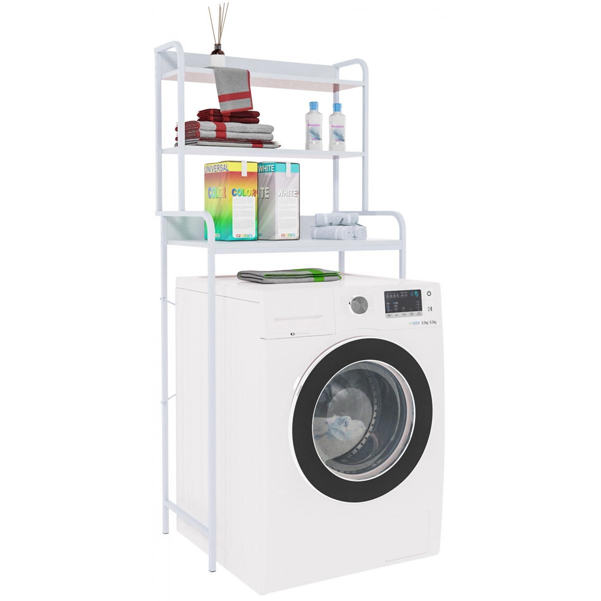 Waschmaschinenregal HLO-CP3 ~ wei