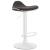 Barhocker HLO-CP48 Stoff wei ~ dunkelgrau