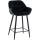 Barhocker HLO-CP259 Samt ~ schwarz