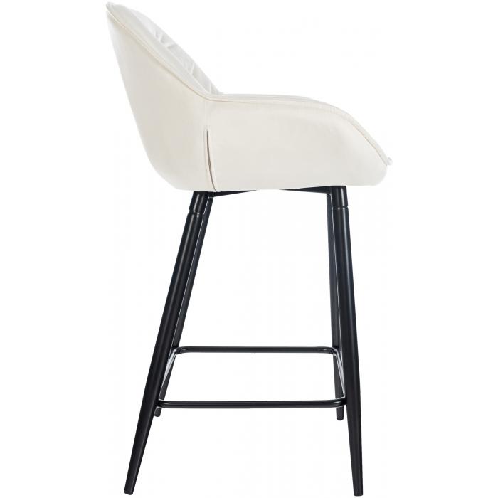 Barhocker HLO-CP259 Samt ~ creme