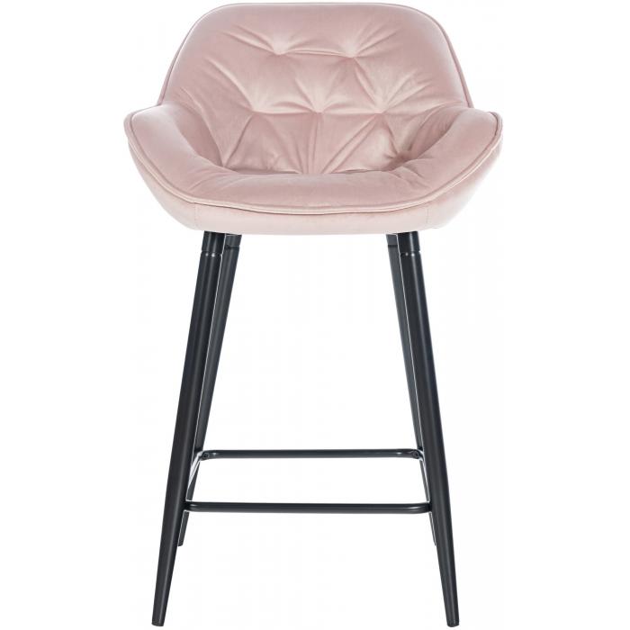 Barhocker HLO-CP259 Samt ~ pink