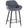 Barhocker HLO-CP260 Stoff ~ grau