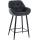 Barhocker HLO-CP260 Stoff ~ dunkelgrau