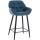 Barhocker HLO-CP260 Stoff ~ blau