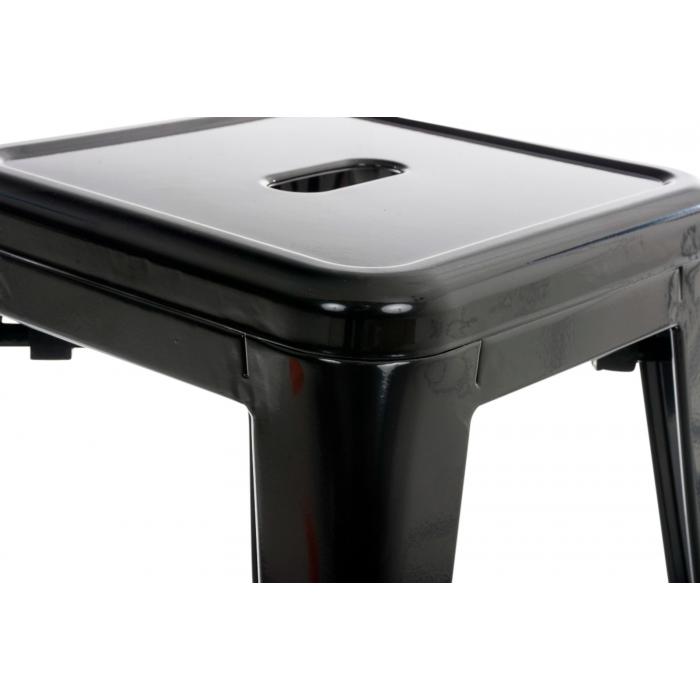 4er Set Hocker HLO-CP82 ~ schwarz