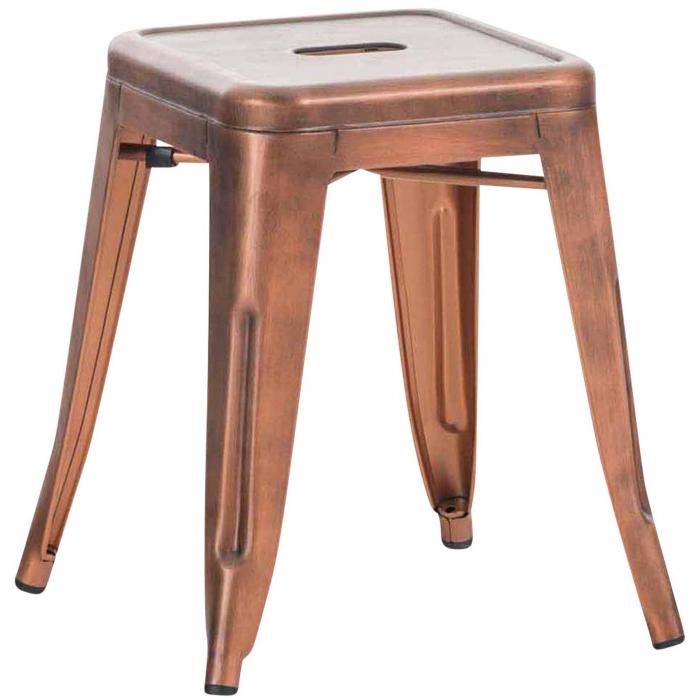 4er Set Hocker HLO-CP82 ~ kupfer