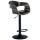 Barhocker HLO-CP267 B Kunstleder ~ schwarz/grau