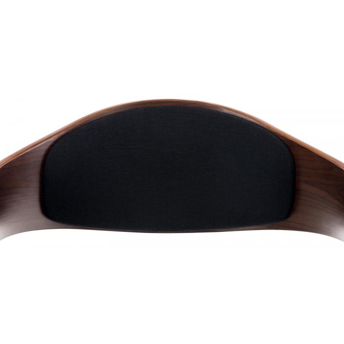 Barhocker HLO-CP267 B Stoff ~ walnuss/schwarz