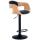 Barhocker HLO-CP267 B Stoff ~ natura/schwarz