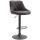 Barhocker HLO-CP30 Kunstleder schwarz ~ braun