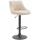 Barhocker HLO-CP30 Kunstleder schwarz ~ creme
