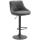 Barhocker HLO-CP30 Kunstleder schwarz ~ grau