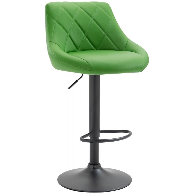 Barhocker HLO-CP30 Kunstleder schwarz ~ grn