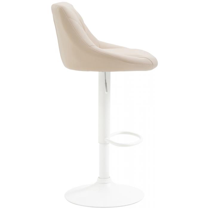 Barhocker HLO-CP30 Kunstleder wei ~ creme